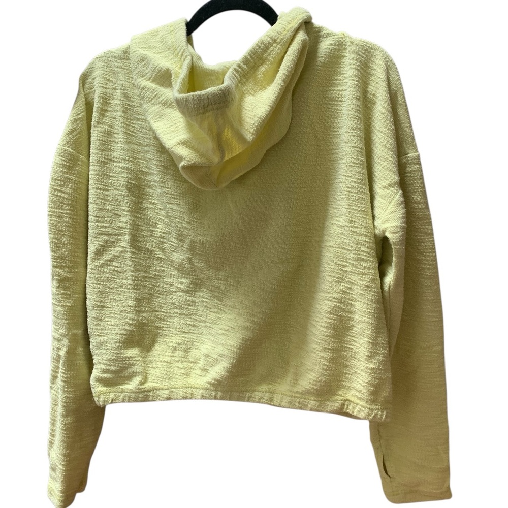 Free People Movement Criss Cross Cropped Cotton Hoodie - Picture 6 of 15